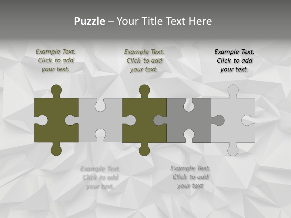 Construction Polygon Plastic PowerPoint Template