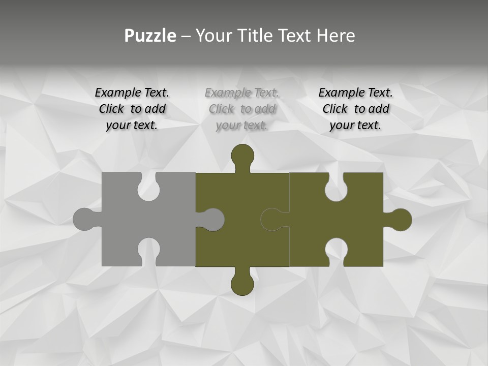 Construction Polygon Plastic PowerPoint Template