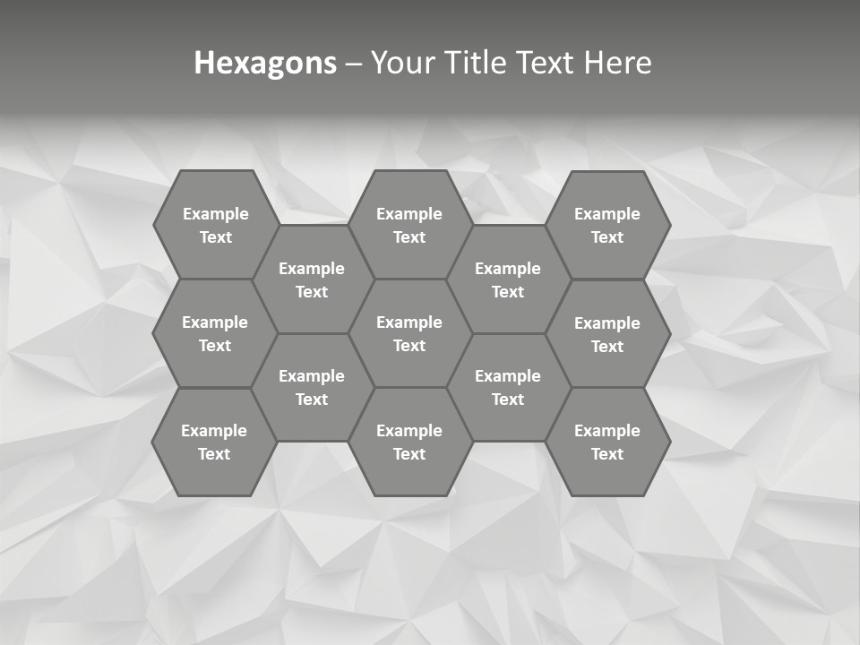 Construction Polygon Plastic PowerPoint Template