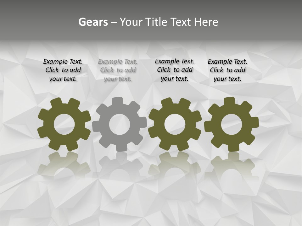 Construction Polygon Plastic PowerPoint Template