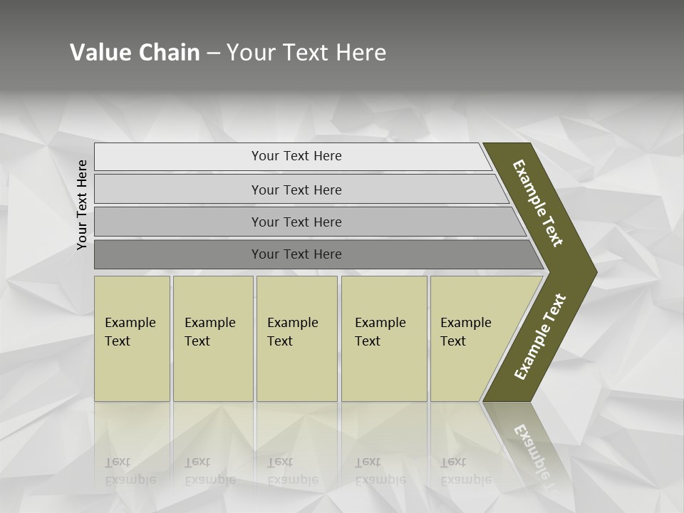 Construction Polygon Plastic PowerPoint Template