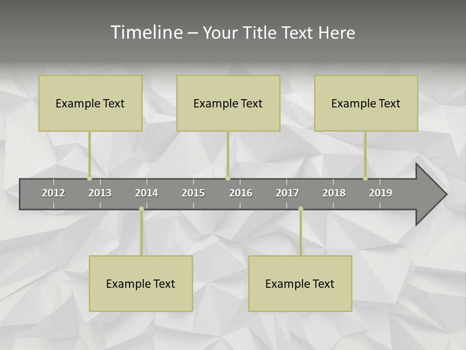 Construction Polygon Plastic PowerPoint Template