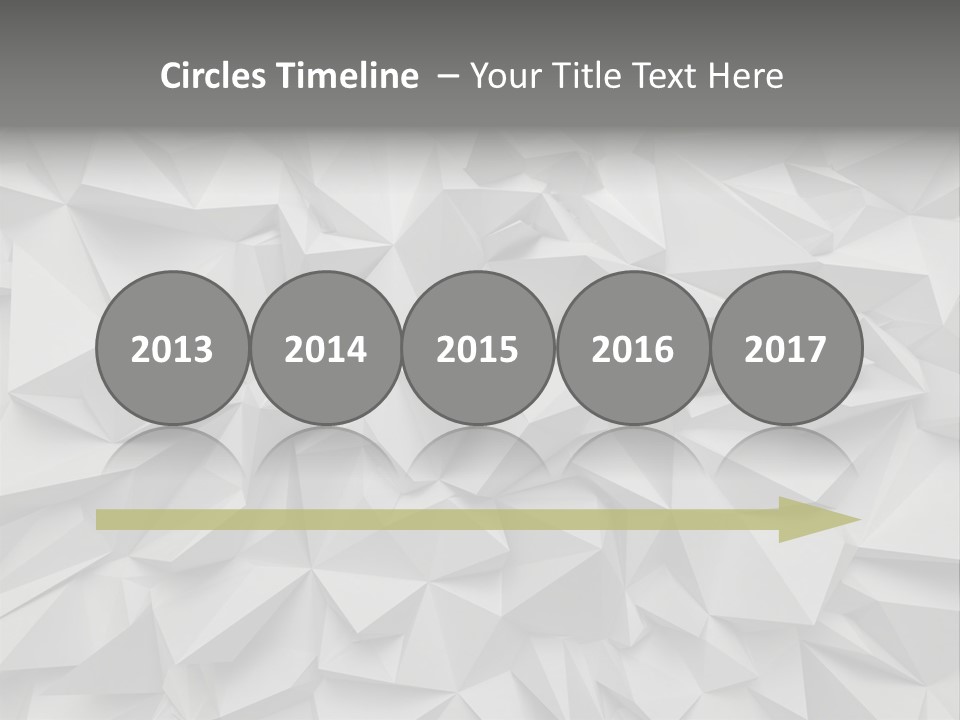 Construction Polygon Plastic PowerPoint Template