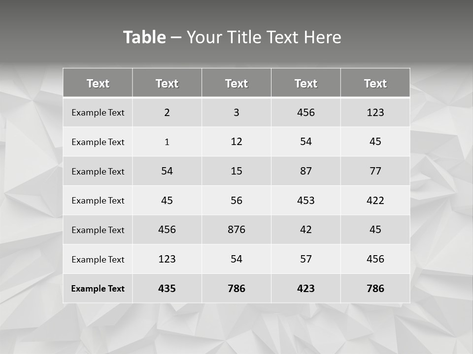 Construction Polygon Plastic PowerPoint Template