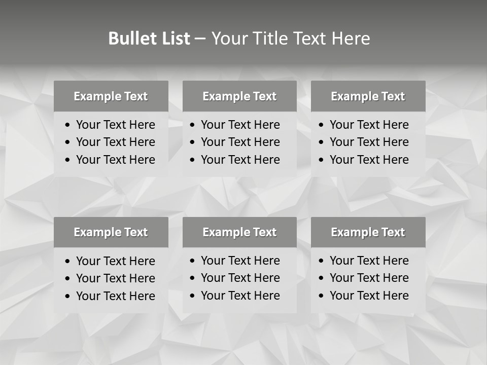 Construction Polygon Plastic PowerPoint Template