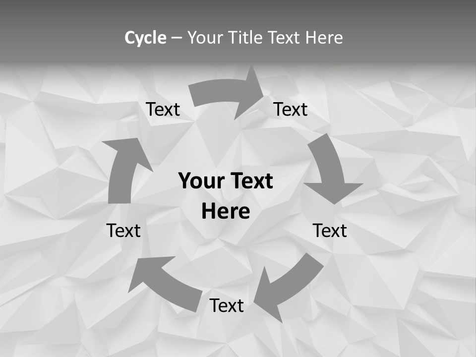 Construction Polygon Plastic PowerPoint Template