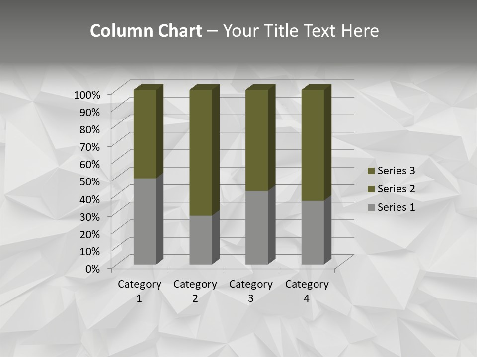 Construction Polygon Plastic PowerPoint Template