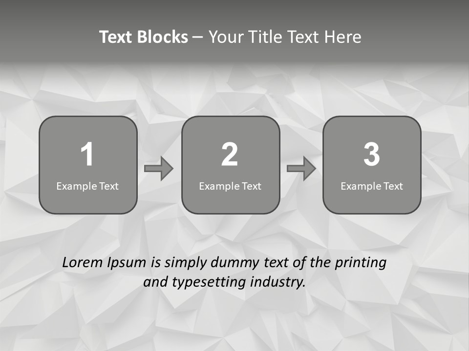 Construction Polygon Plastic PowerPoint Template