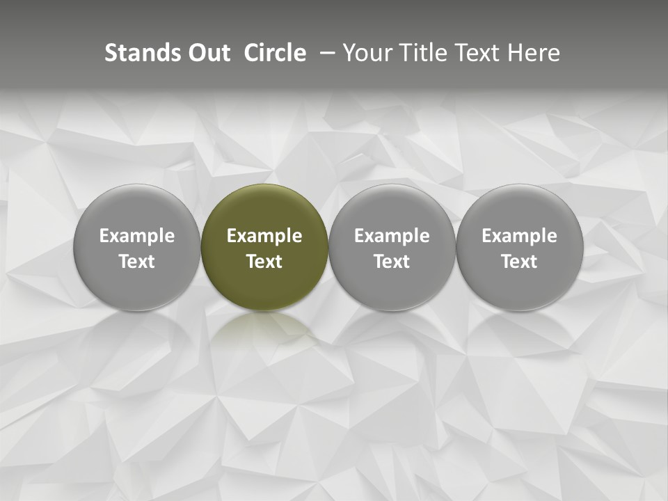 Construction Polygon Plastic PowerPoint Template