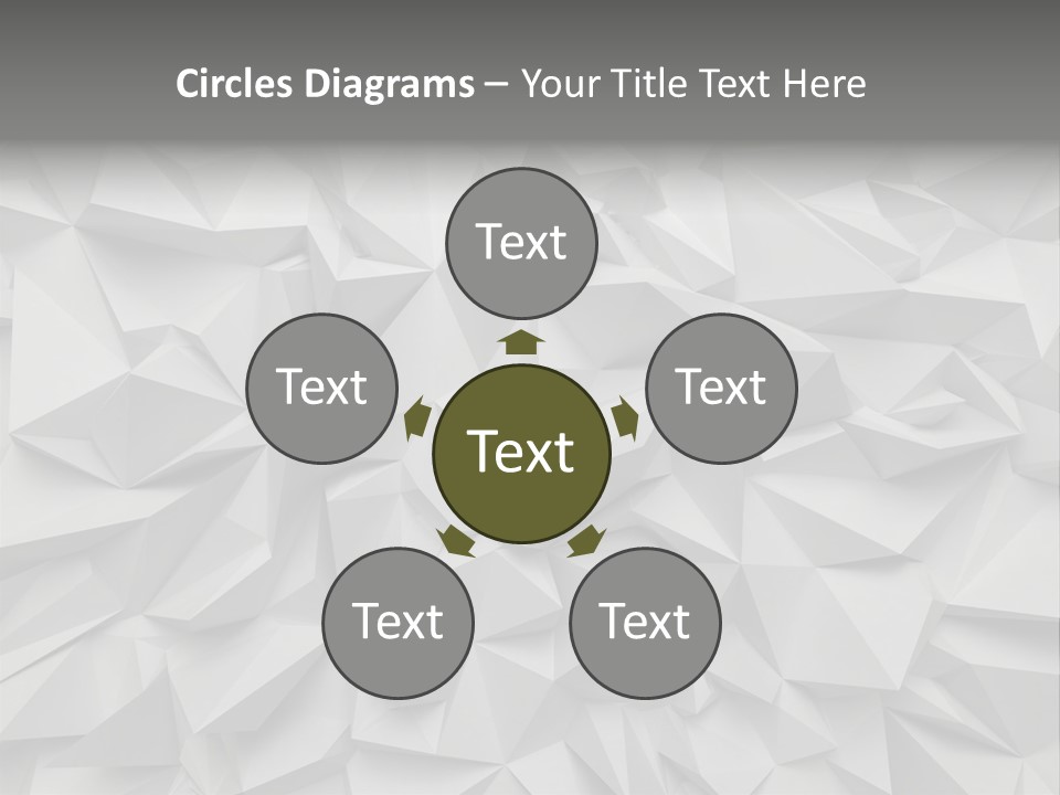 Construction Polygon Plastic PowerPoint Template