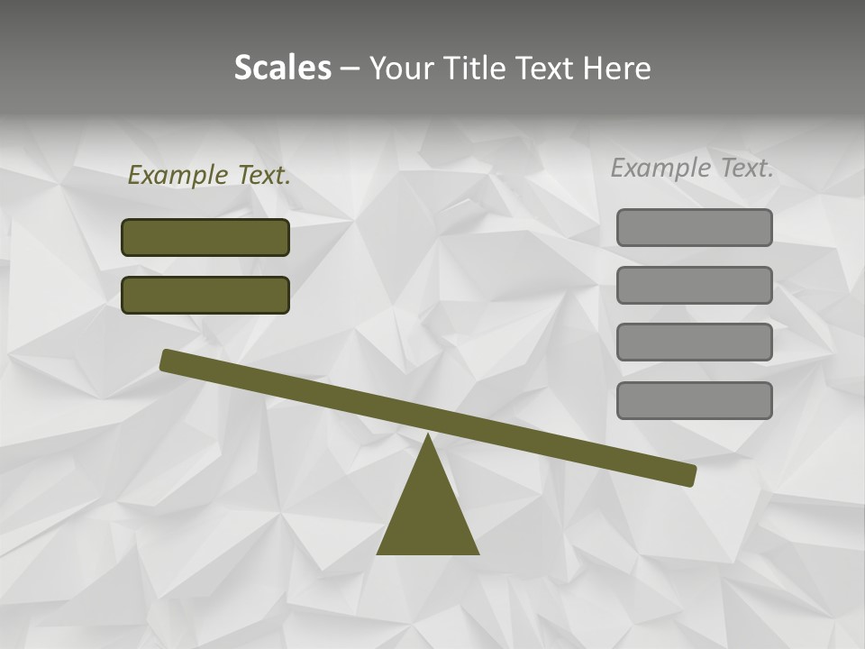 Construction Polygon Plastic PowerPoint Template