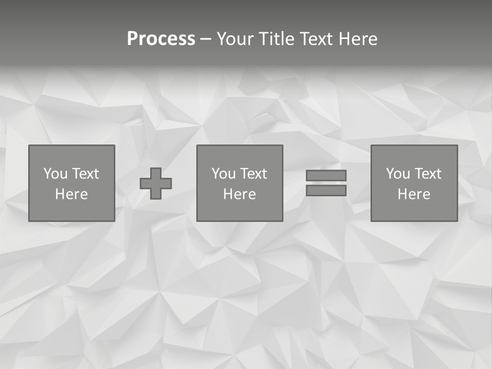 Construction Polygon Plastic PowerPoint Template