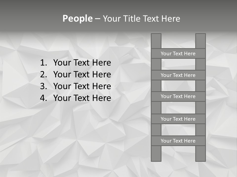 Construction Polygon Plastic PowerPoint Template