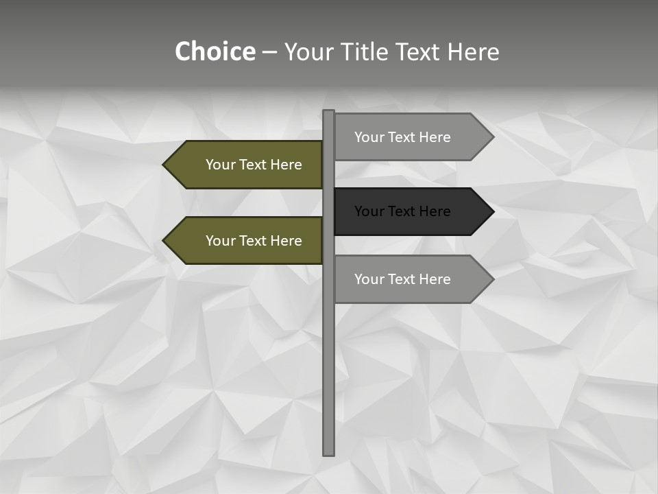 Construction Polygon Plastic PowerPoint Template