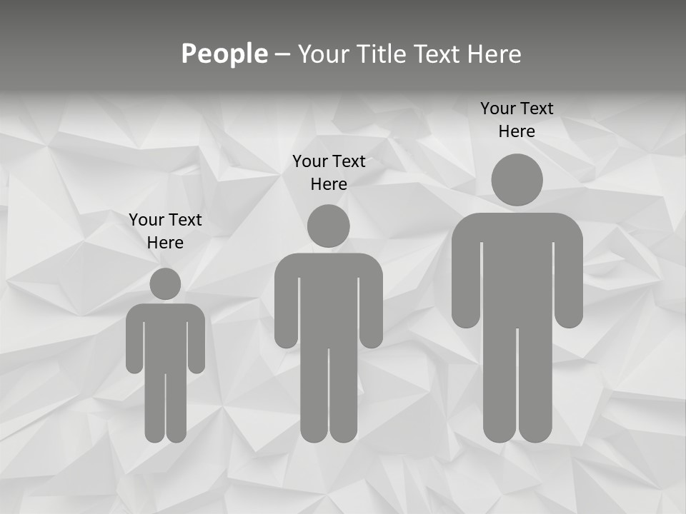 Construction Polygon Plastic PowerPoint Template