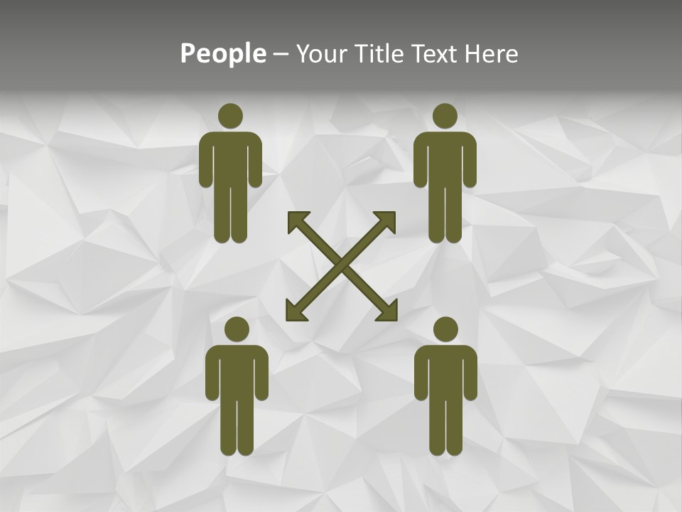 Construction Polygon Plastic PowerPoint Template