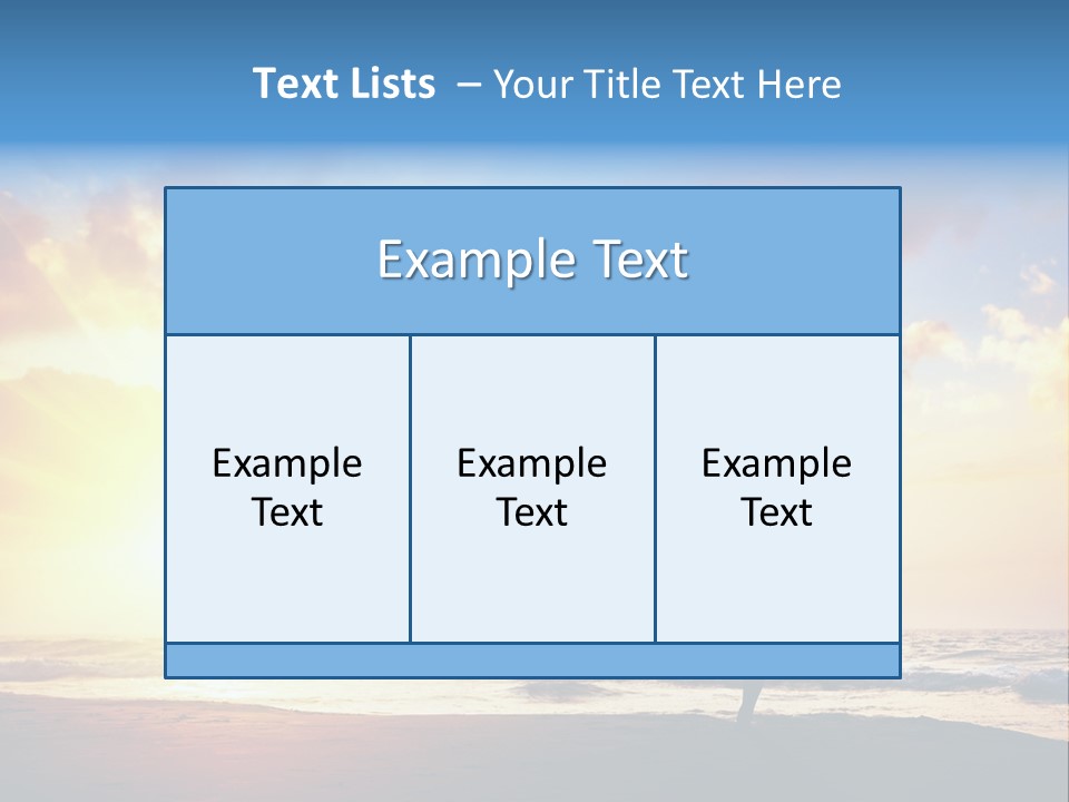 A Woman Doing Yoga On The Beach At Sunset PowerPoint Template
