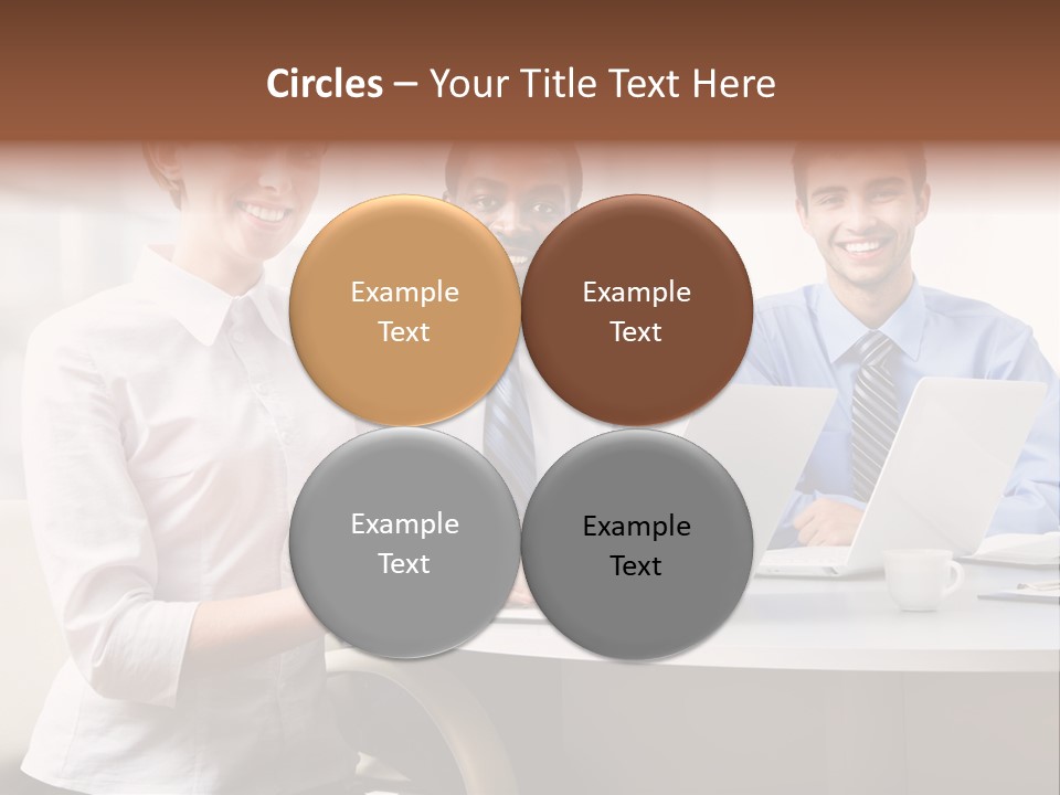 Person Mood Desk PowerPoint Template