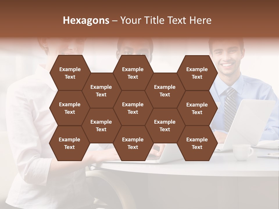 Person Mood Desk PowerPoint Template