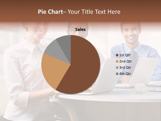 Person Mood Desk PowerPoint Template