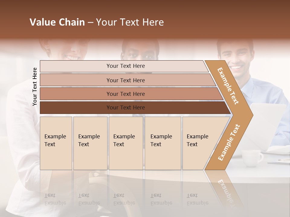 Person Mood Desk PowerPoint Template