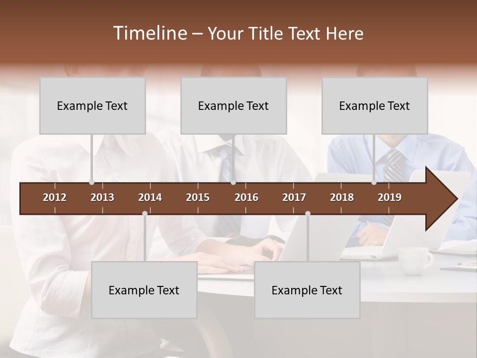 Person Mood Desk PowerPoint Template
