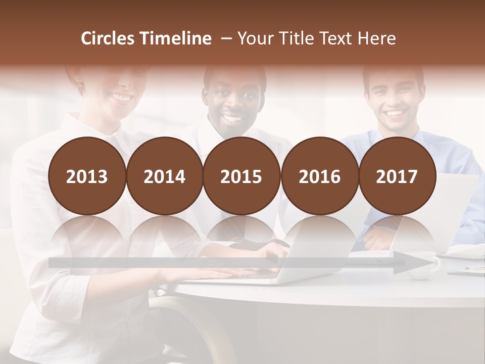 Person Mood Desk PowerPoint Template