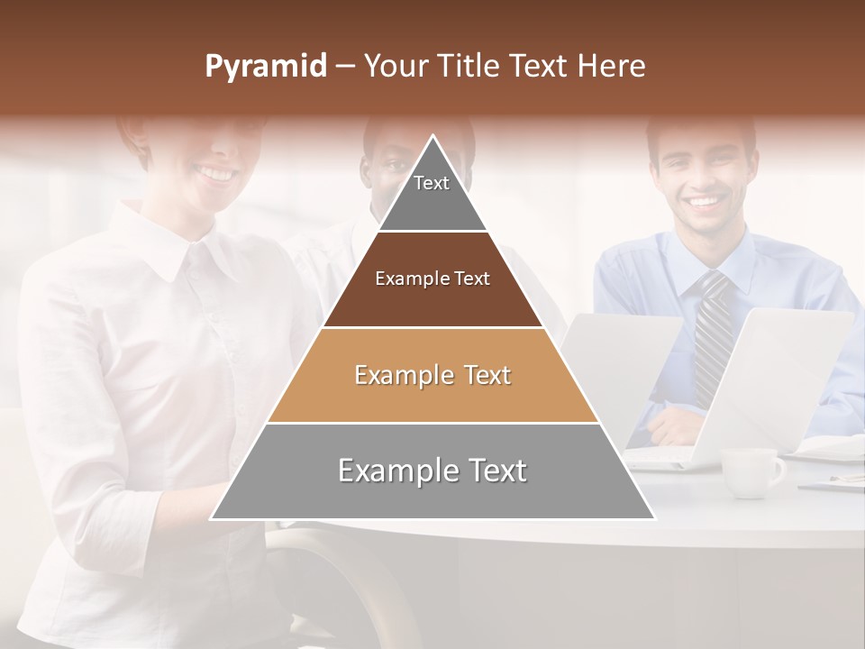 Person Mood Desk PowerPoint Template