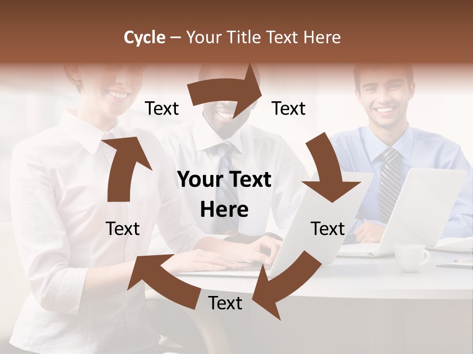 Person Mood Desk PowerPoint Template