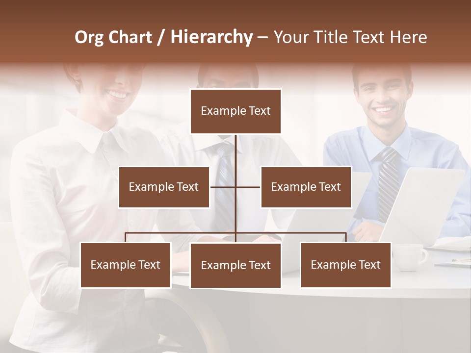 Person Mood Desk PowerPoint Template