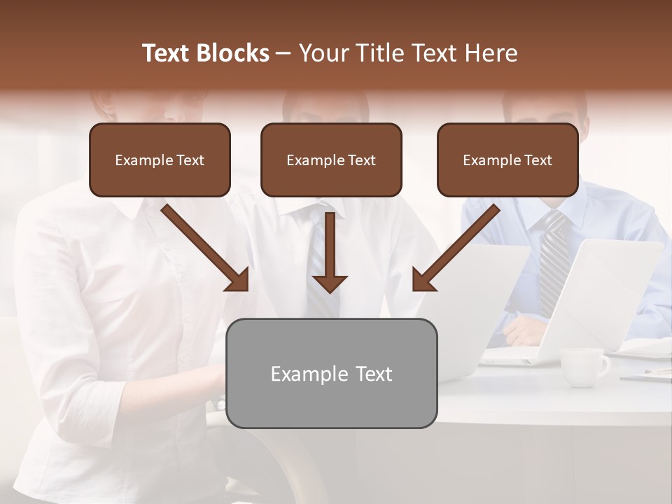 Person Mood Desk PowerPoint Template