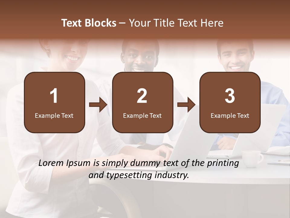 Person Mood Desk PowerPoint Template