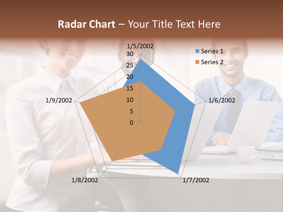 Person Mood Desk PowerPoint Template