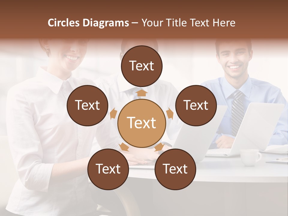 Person Mood Desk PowerPoint Template