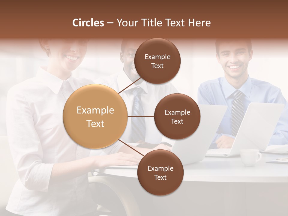 Person Mood Desk PowerPoint Template