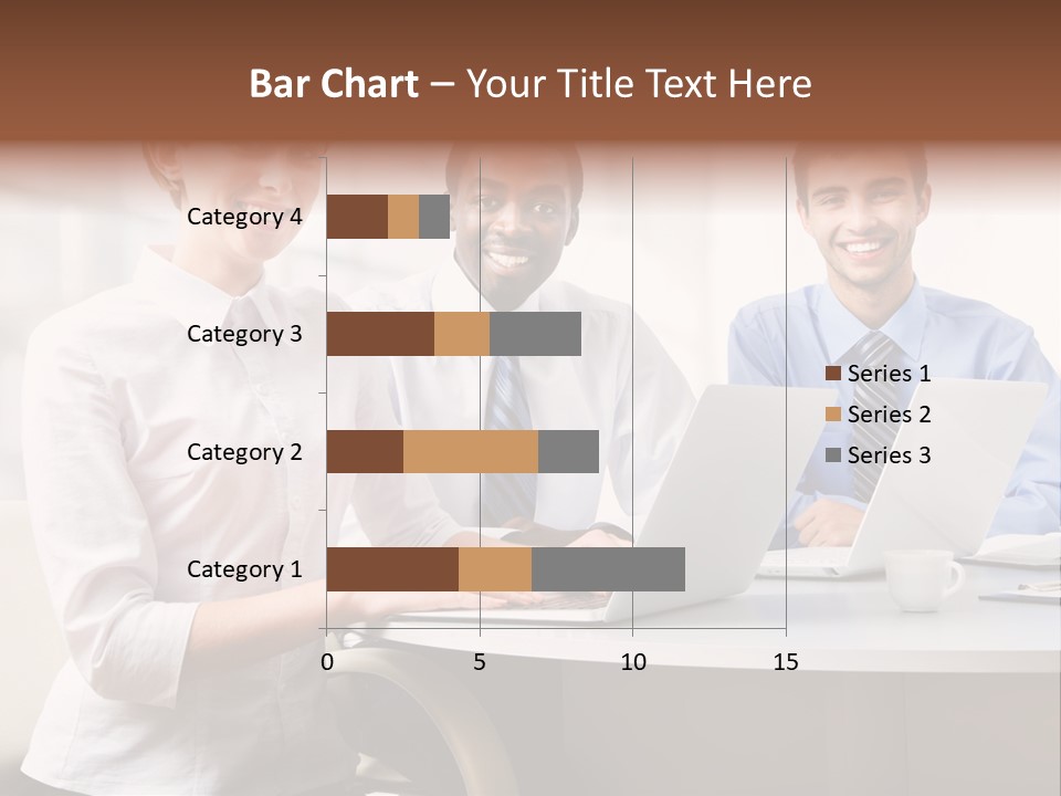 Person Mood Desk PowerPoint Template