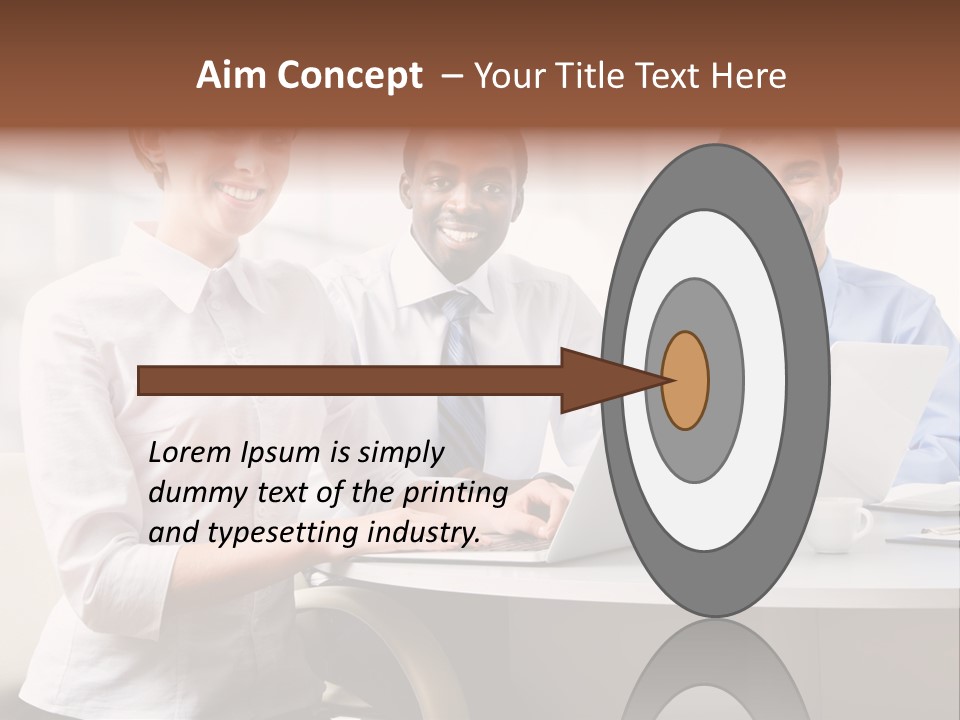 Person Mood Desk PowerPoint Template