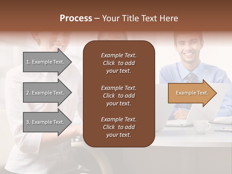 Person Mood Desk PowerPoint Template