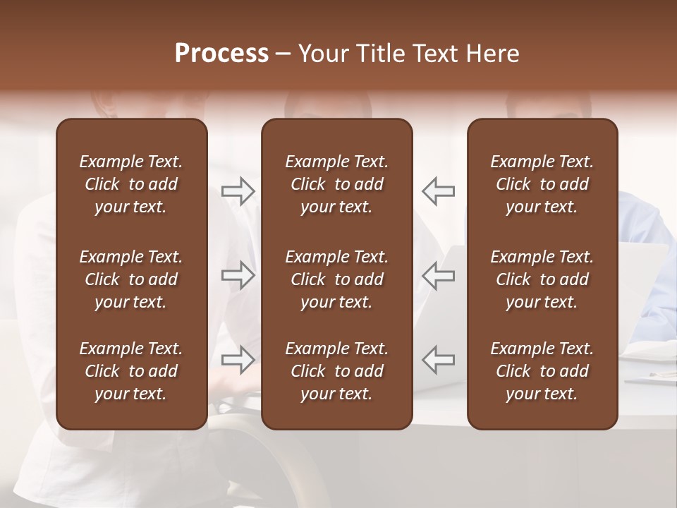 Person Mood Desk PowerPoint Template