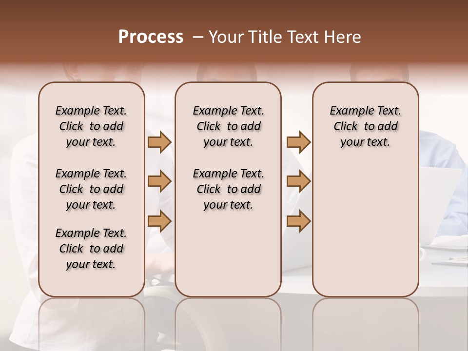 Person Mood Desk PowerPoint Template