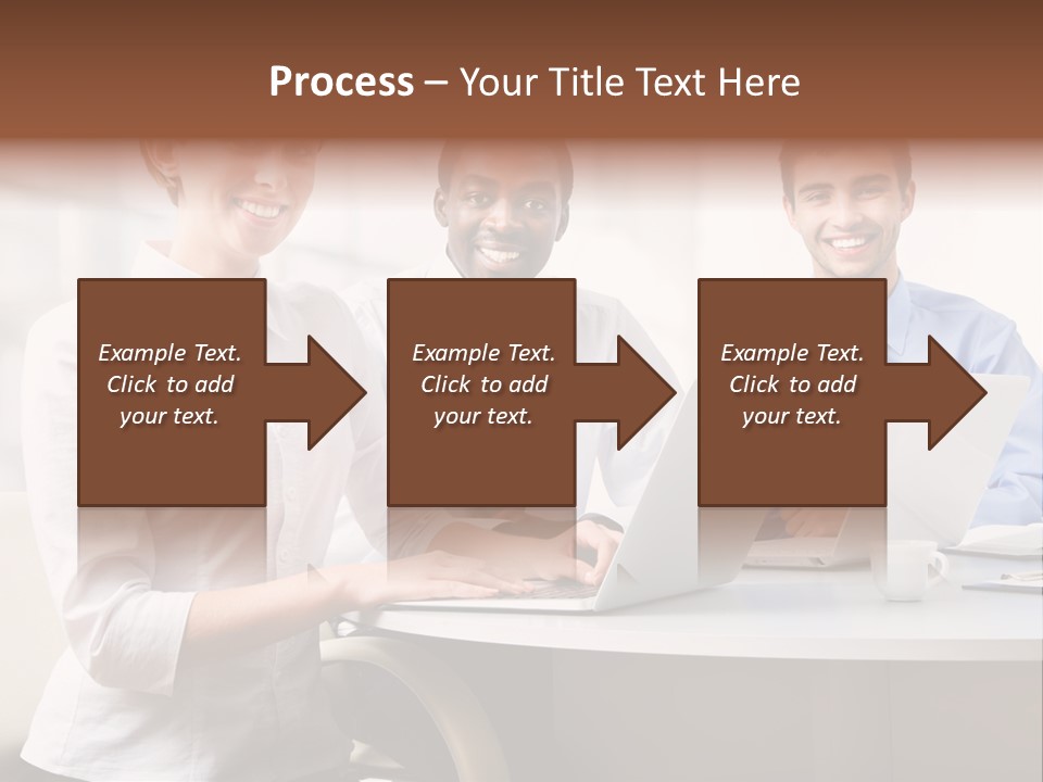 Person Mood Desk PowerPoint Template