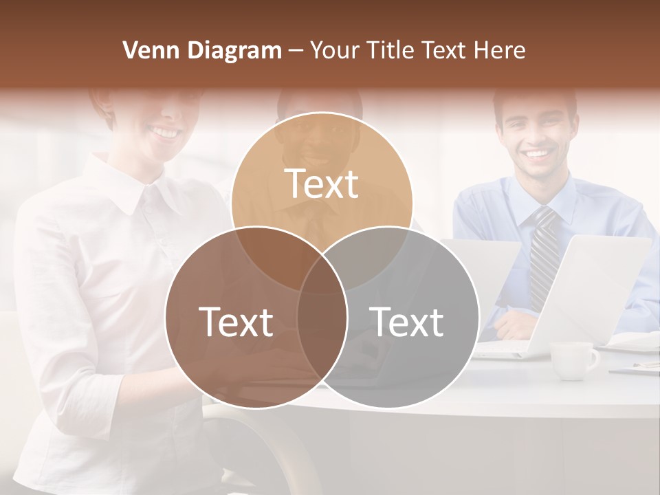 Person Mood Desk PowerPoint Template