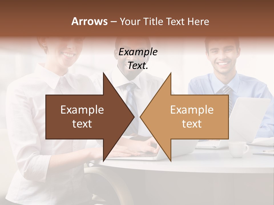 Person Mood Desk PowerPoint Template