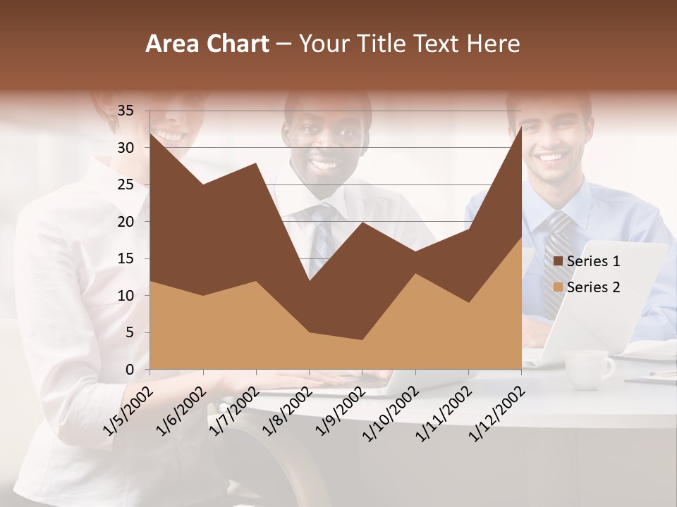 Person Mood Desk PowerPoint Template