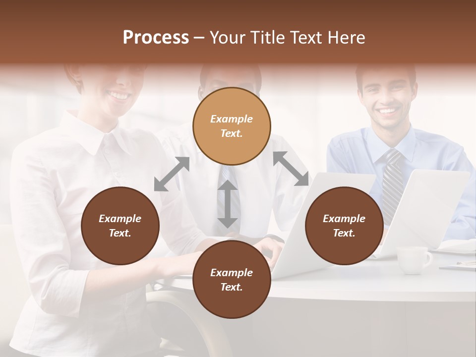 Person Mood Desk PowerPoint Template