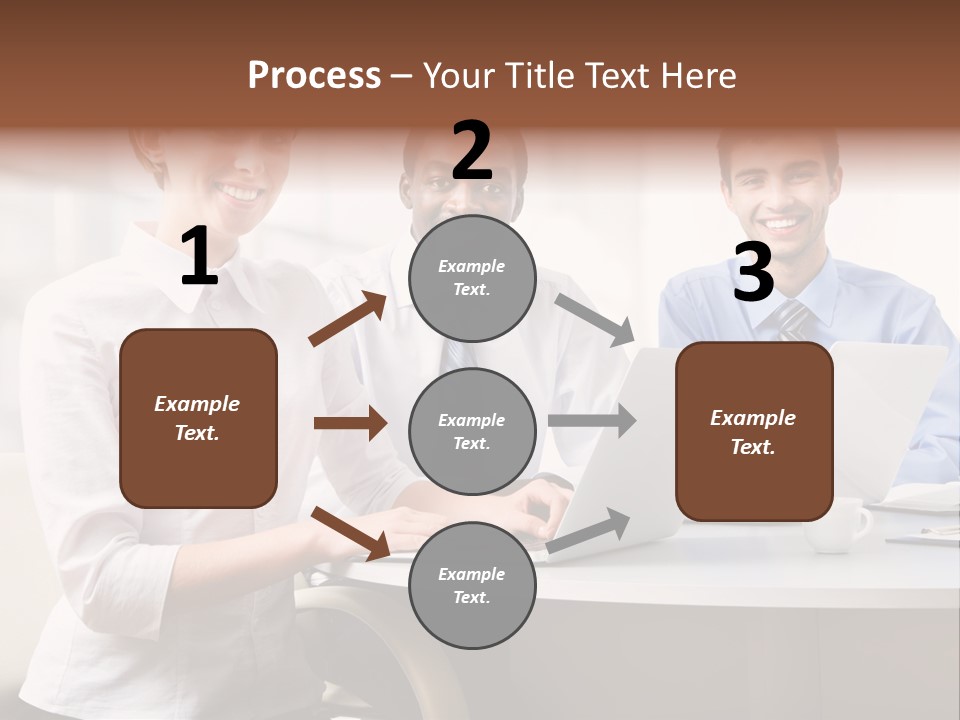 Person Mood Desk PowerPoint Template