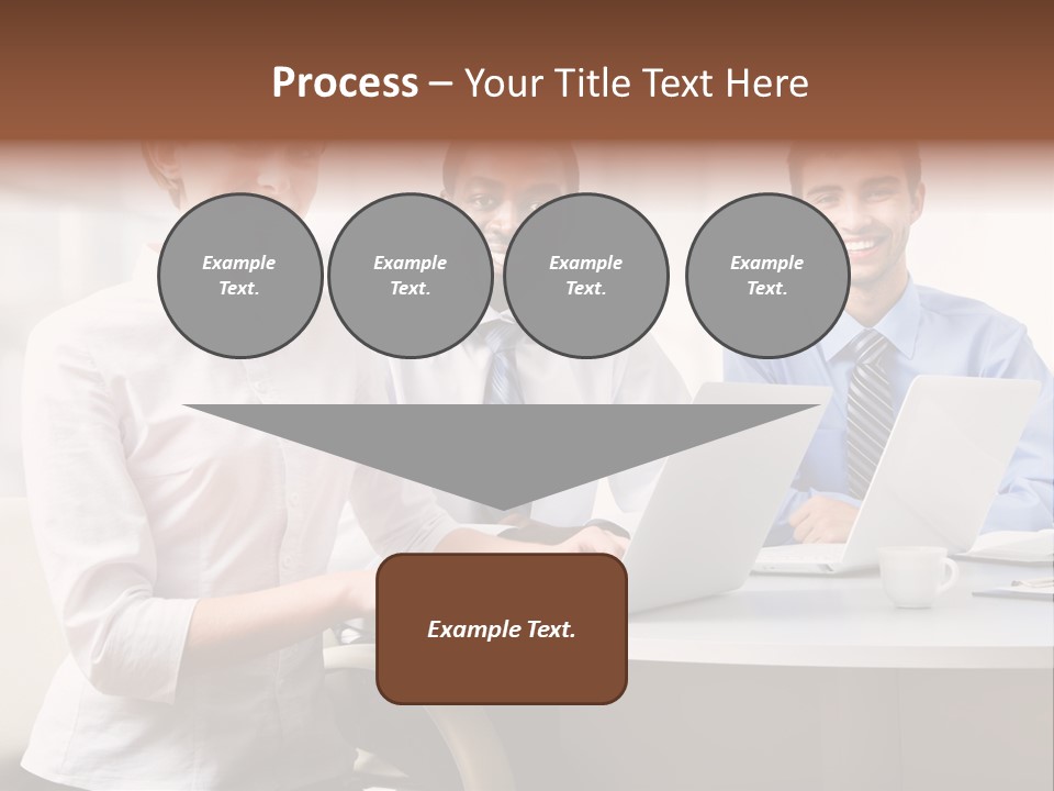Person Mood Desk PowerPoint Template