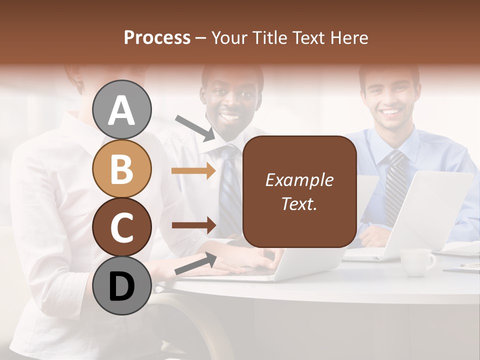Person Mood Desk PowerPoint Template