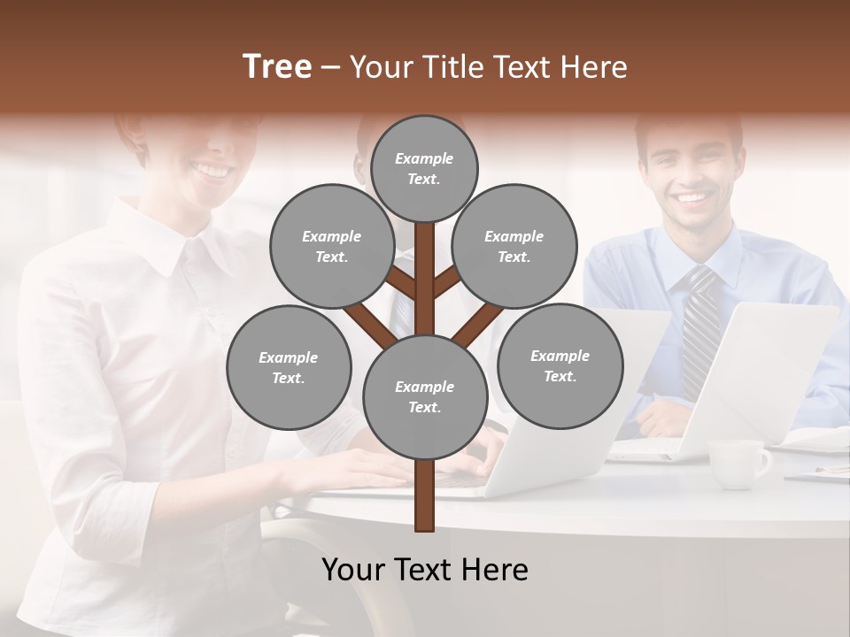 Person Mood Desk PowerPoint Template