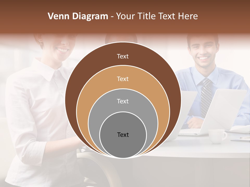Person Mood Desk PowerPoint Template